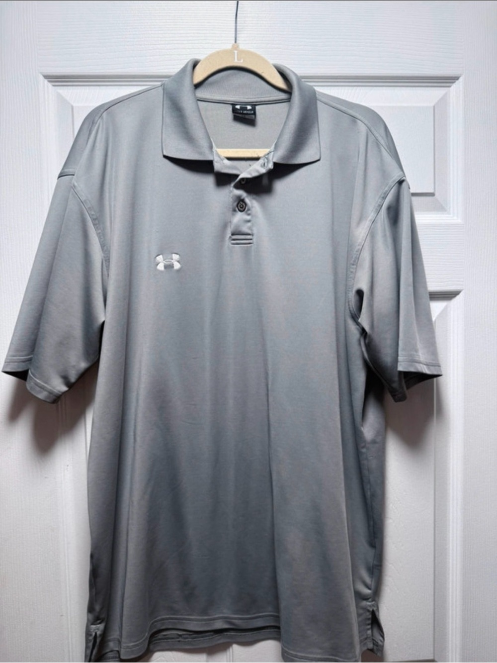 Under Armour Men’s Light Gray Performance Polo